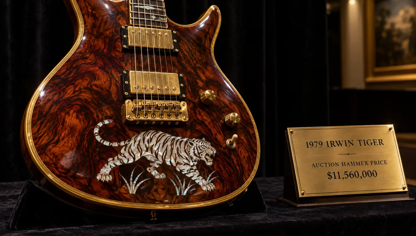Jerry Garcia 1979 Doug Irwin Tiger Custom Guitar ($11,560,000)